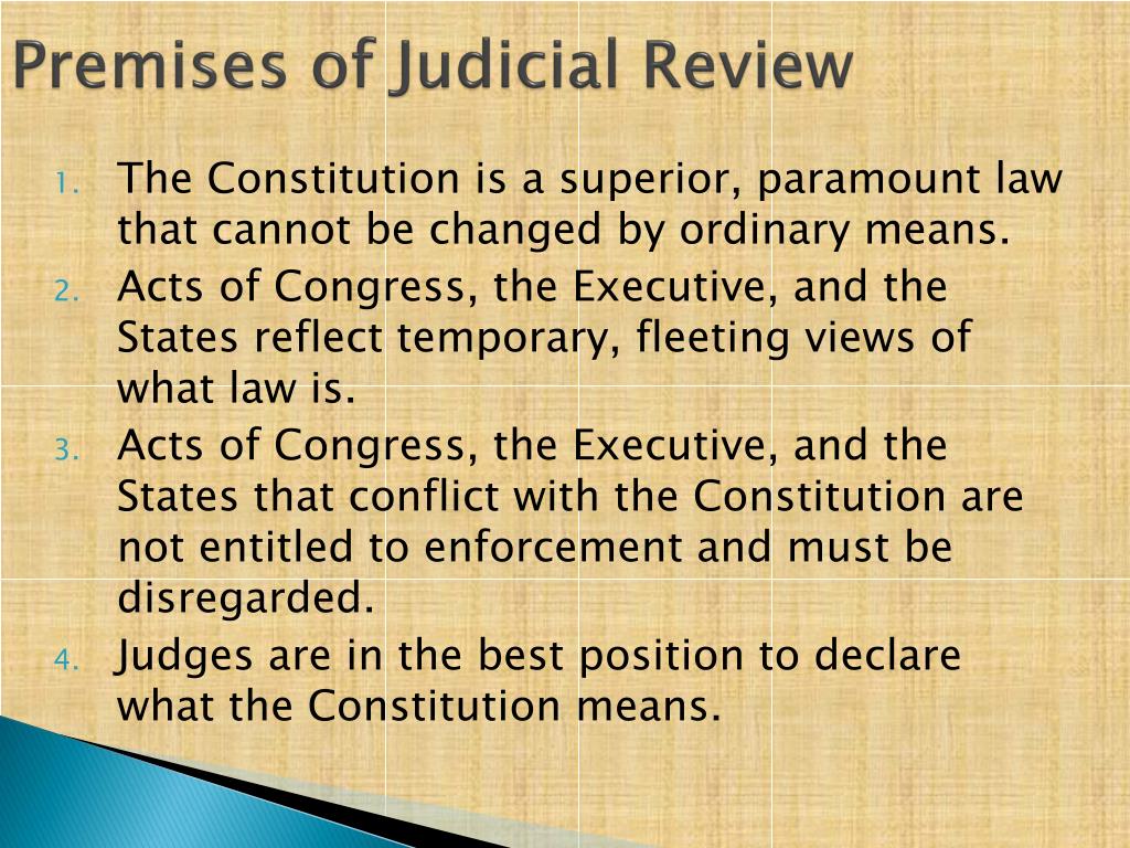 what is judicial review in the constitution