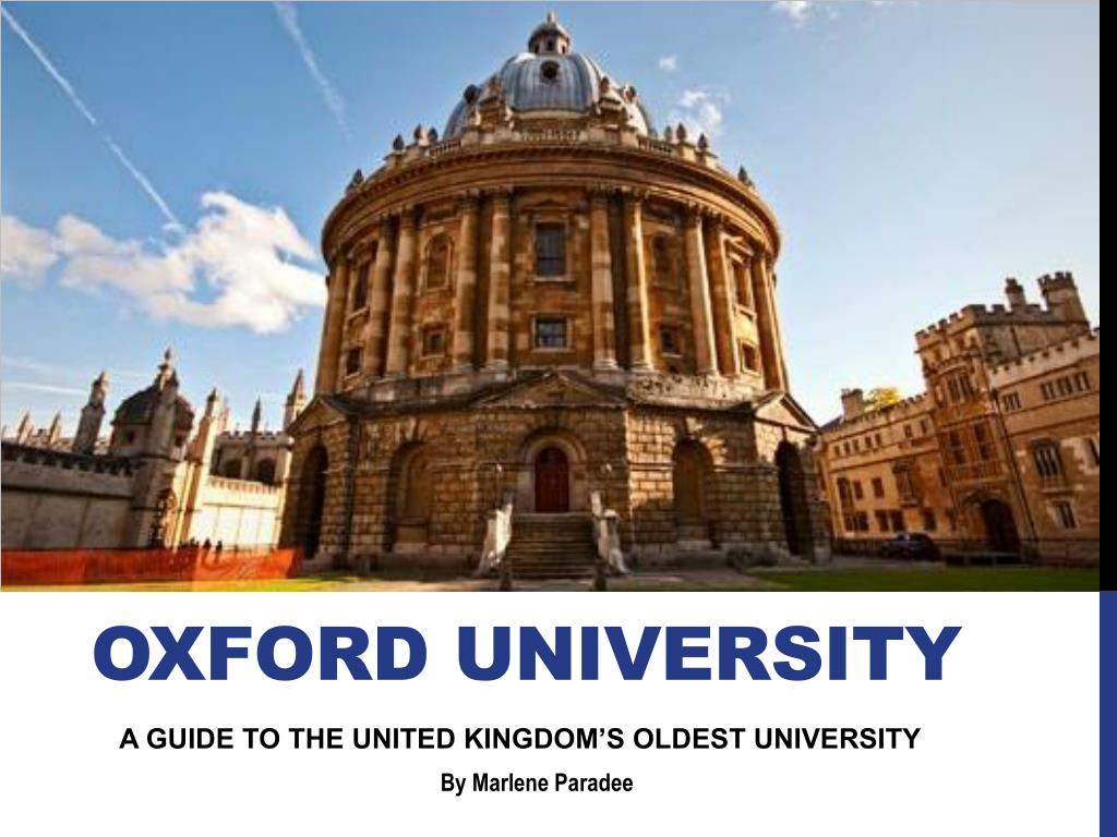 presentation oxford university