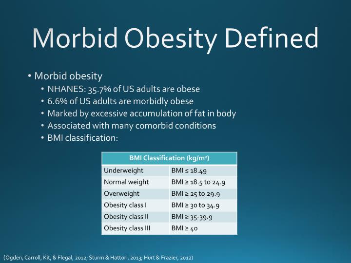 PPT Morbid Obesity PowerPoint Presentation ID2670929