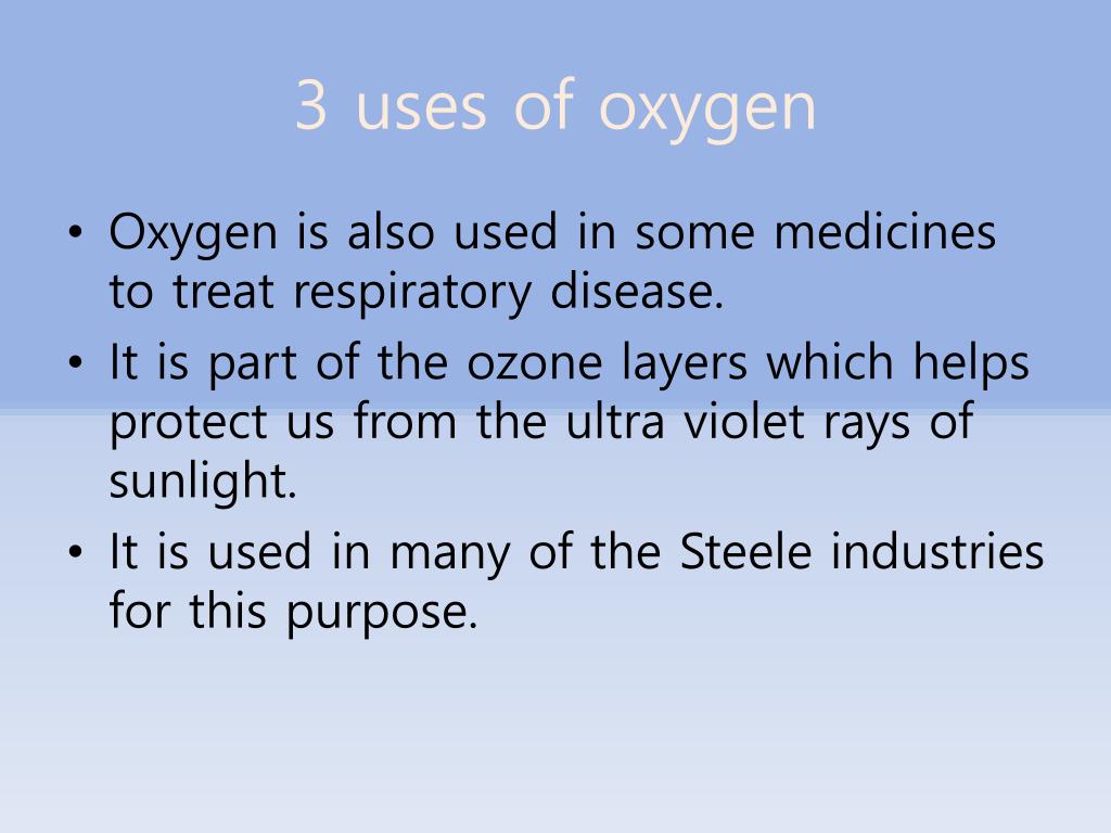 presentation about oxygen