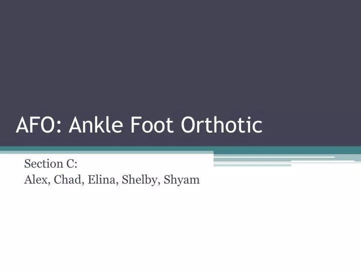 pps orthotic & prosthetic services