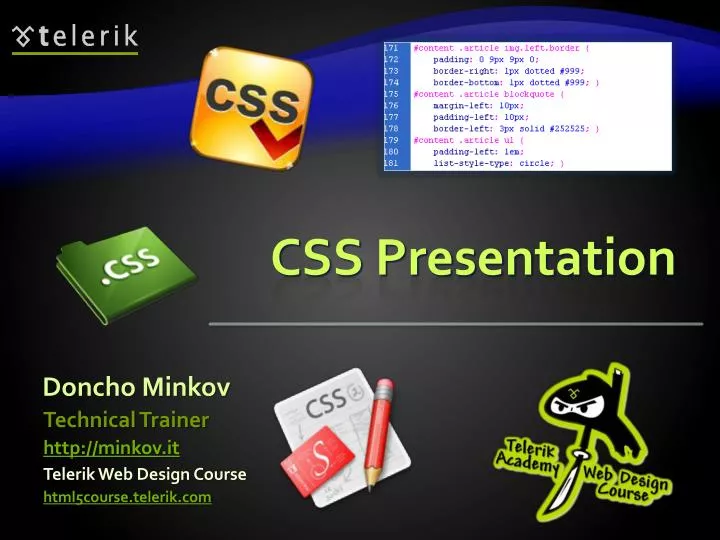 PPT - CSS Presentation PowerPoint Presentation, free download - ID:2672091