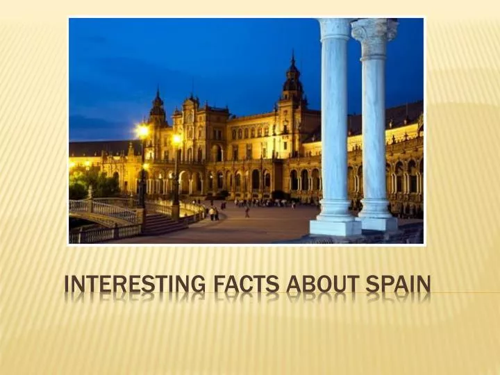 presentation about spain in english