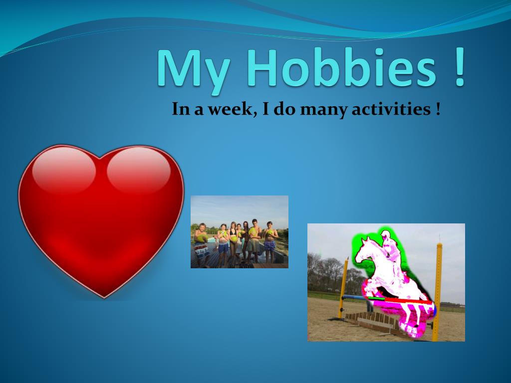 a presentation about hobbies