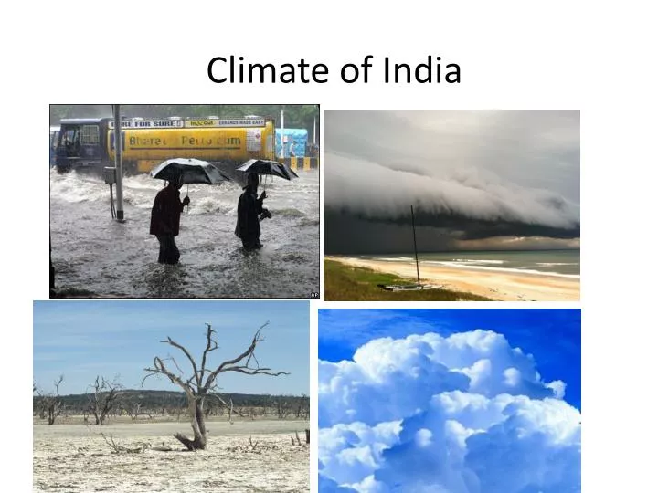 presentation on indian climate