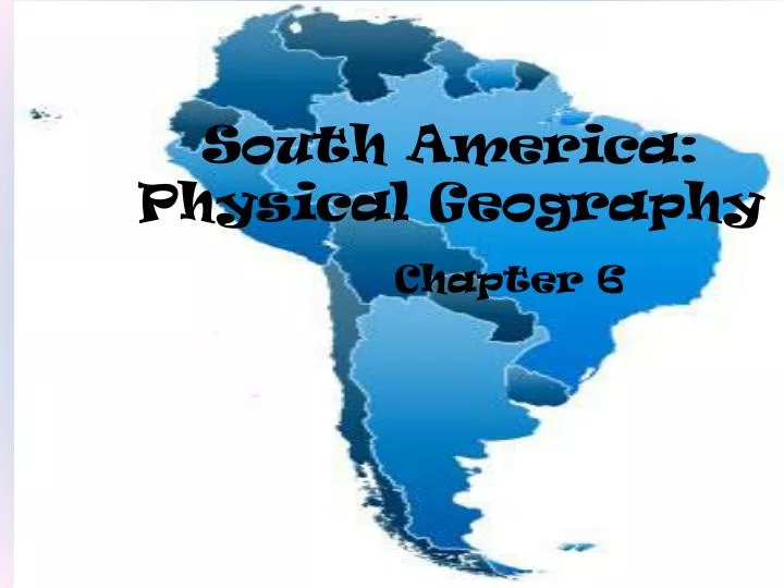 south america ppt