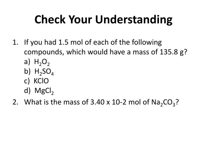 PPT Molar Mass PowerPoint Presentation ID2674770