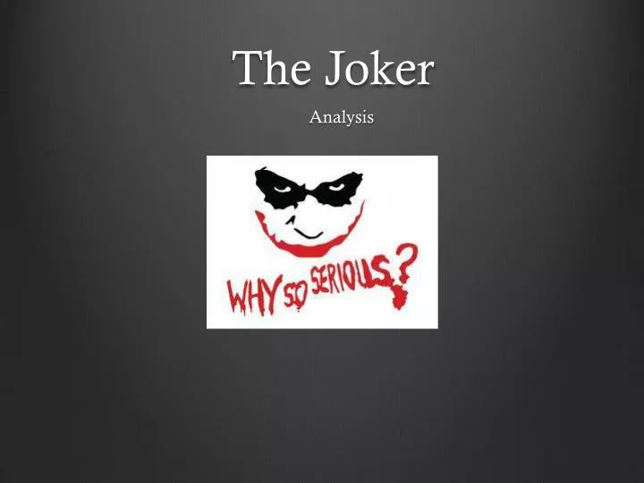 the joker n.