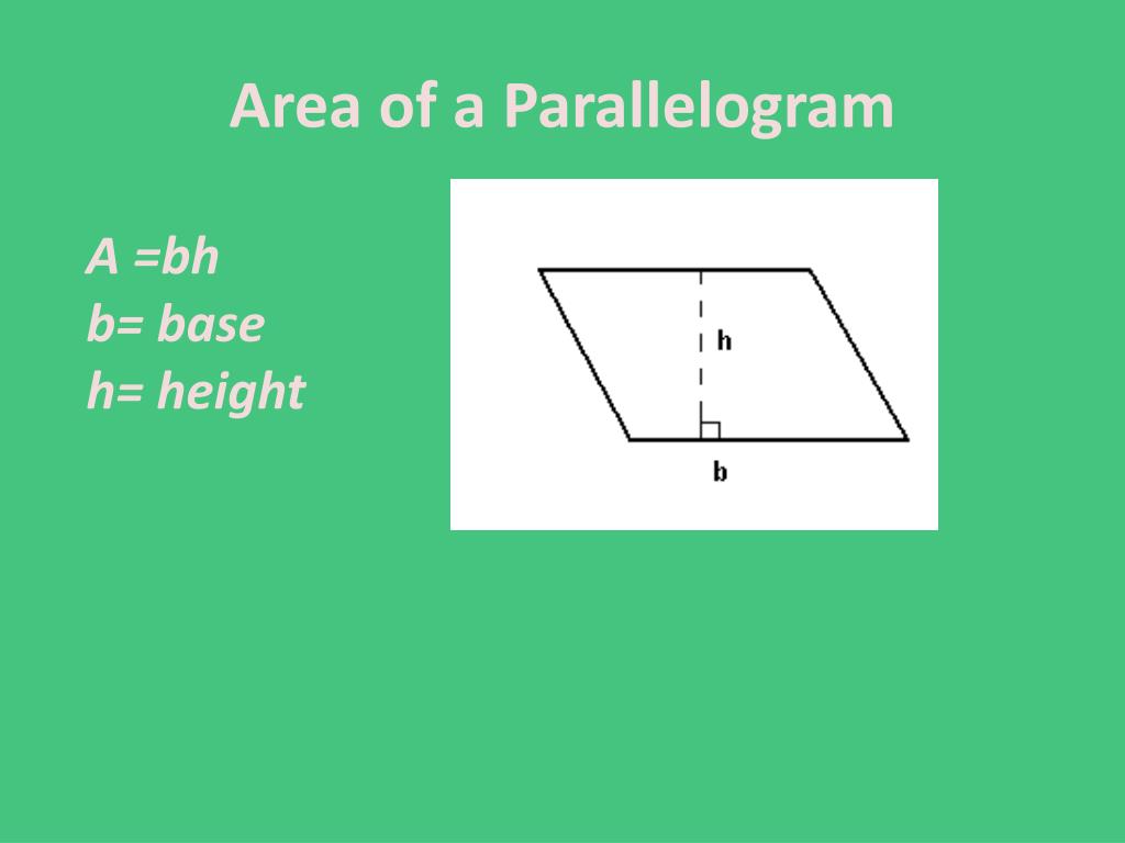 PPT - 7.1: Areas Of Parallelograms And Triangles PowerPoint ...