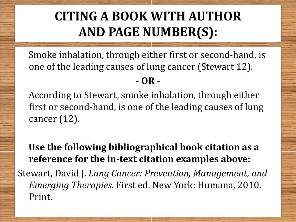 mla in text citation book