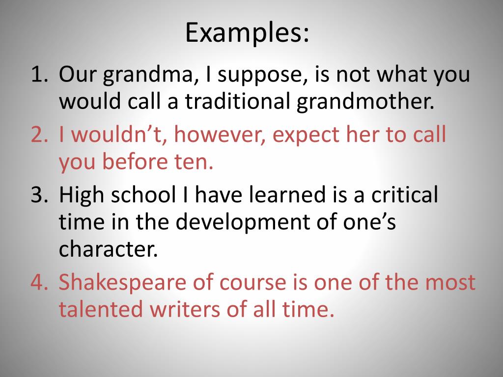 Parenthetical Expressions And Phrases Practice Worksheet Pdf