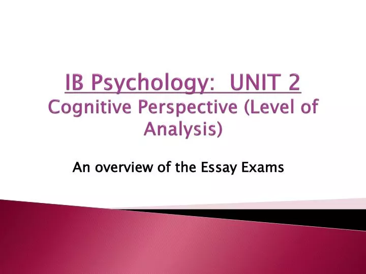 overview of the cognitive network technique essay The principal aim is that authors provide an overview of their own highly successful research program in an area neural network essays in cognitive psychology. overview of the cognitive network technique essay The principal aim is that authors provide an overview of their own highly successful research program in an area neural network essays in cognitive psychology.