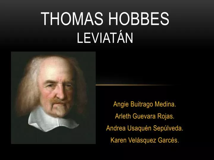O Pensamento Político De Thomas Hobbes