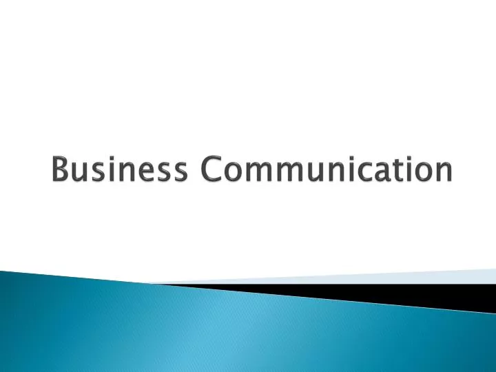 PPT - Business Communication PowerPoint Presentation, free download ...