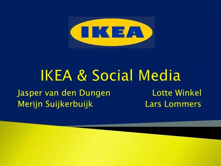 PPT - IKEA & Social Media PowerPoint Presentation, free download -  ID:2679661