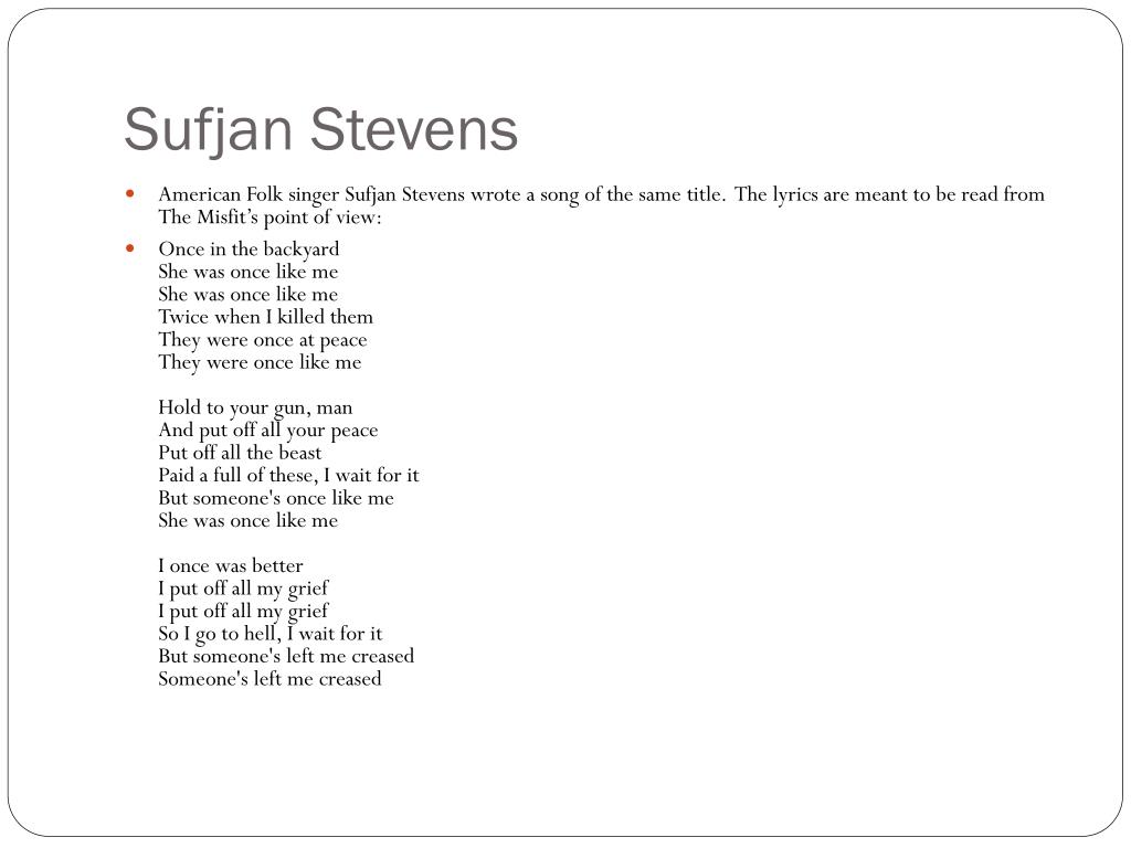 A Good Man Is Hard To Find Sufjan PPT - A Good Man Is Hard to Find PowerPoint Presentation, free download