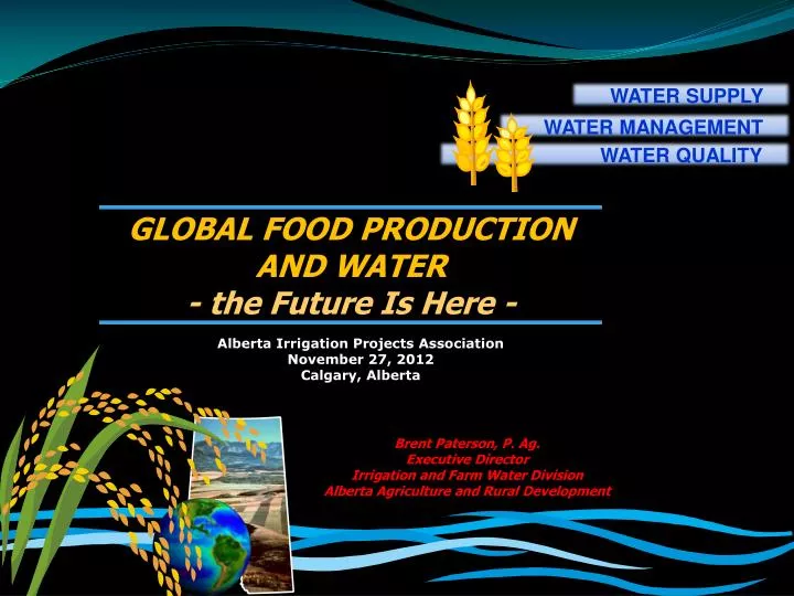 PPT WATER SUPPLY PowerPoint Presentation, free download ID2680034