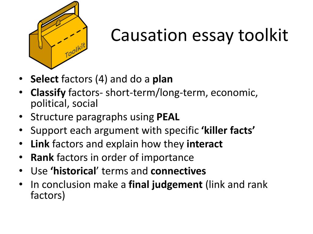 argument of causation essay