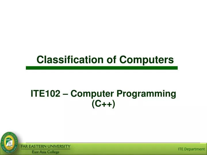 classification of computers n.