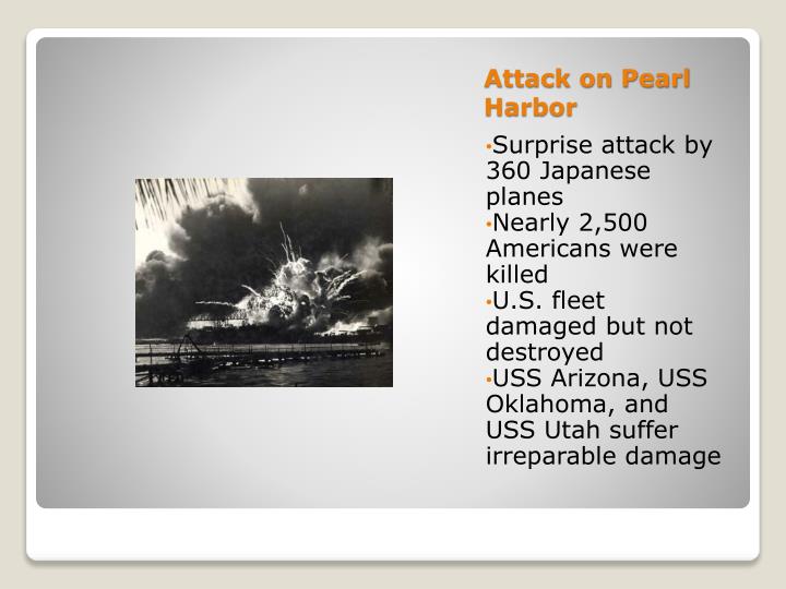 effects of the bombing of pearl harbor