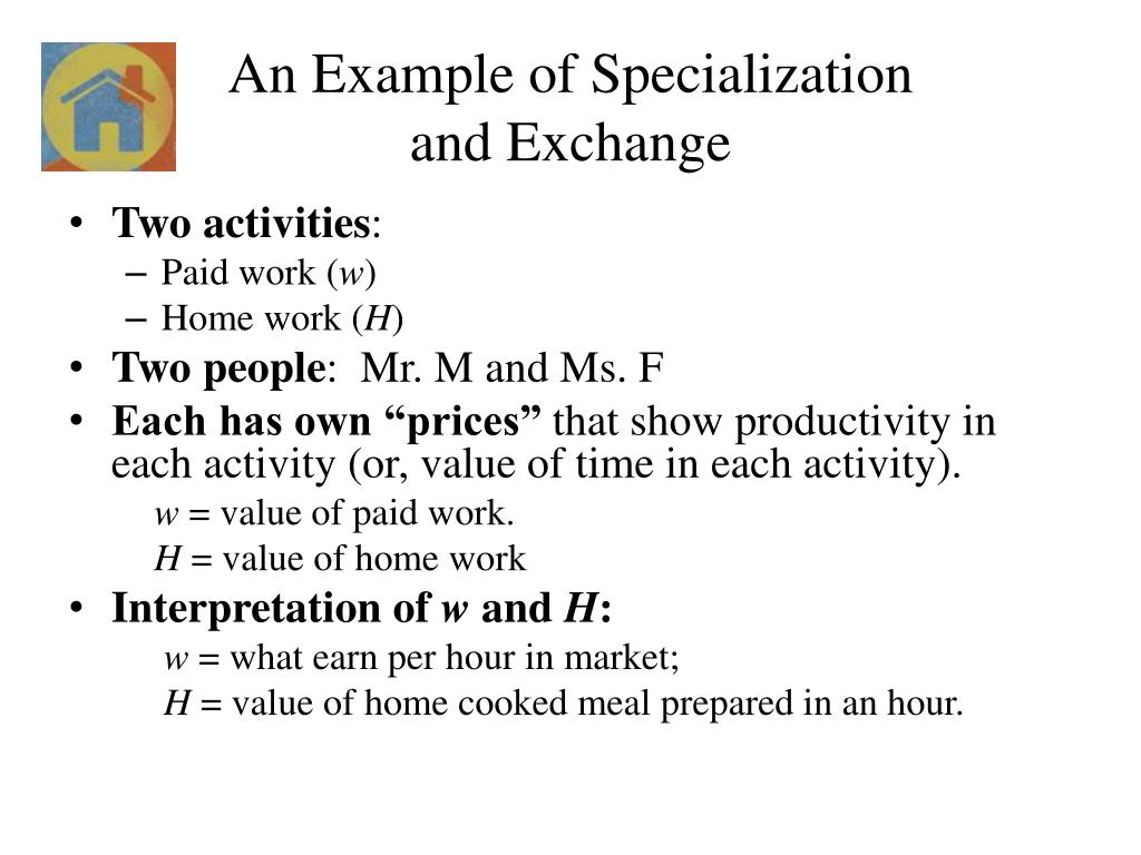 Spesilization Example PPT - Economics of Gender Chapter 5 Assist. Prof.Dr .Meltem INCE ...