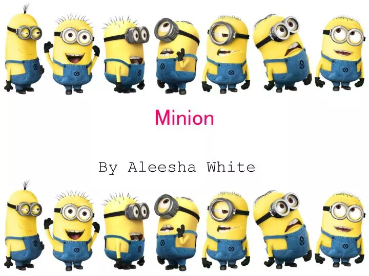  PPT  Minion  PowerPoint  Presentation free download ID 