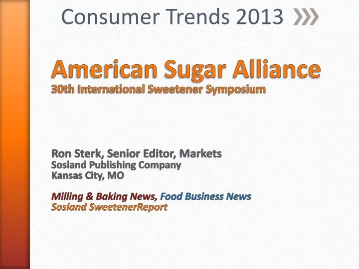 consumer trends 2013 n.