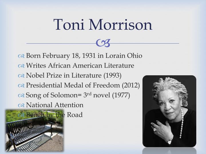 a struggle of a black family in song of solomon by toni morrison Read a free sample or buy song of solomon by toni morrison to the place of his family’s origins, morrison introduces an realized black world. a struggle of a black family in song of solomon by toni morrison Read a free sample or buy song of solomon by toni morrison to the place of his family’s origins, morrison introduces an realized black world.