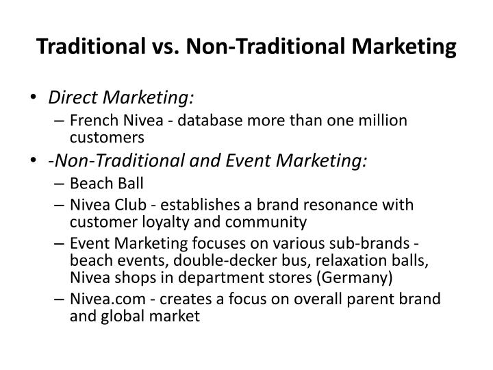 traditional vs non traditional forms of traditional vs non traditional forms of