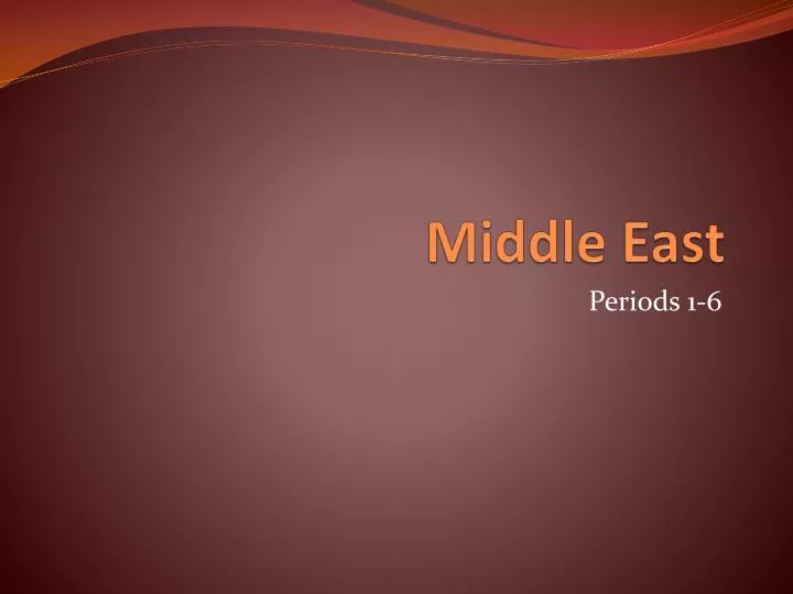 middle east n.