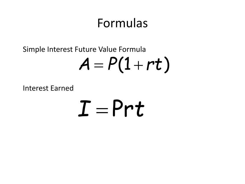 Ppt simple interest and compound interest powerpoint presentation 