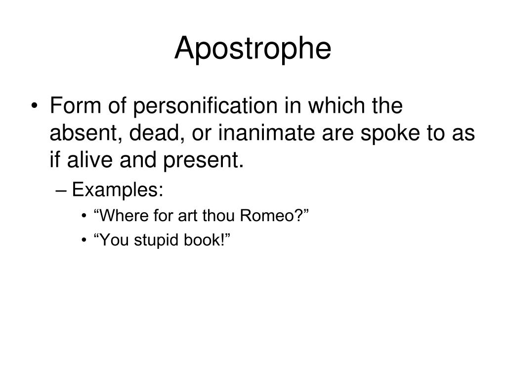 What do apostrophes mean - gresnet