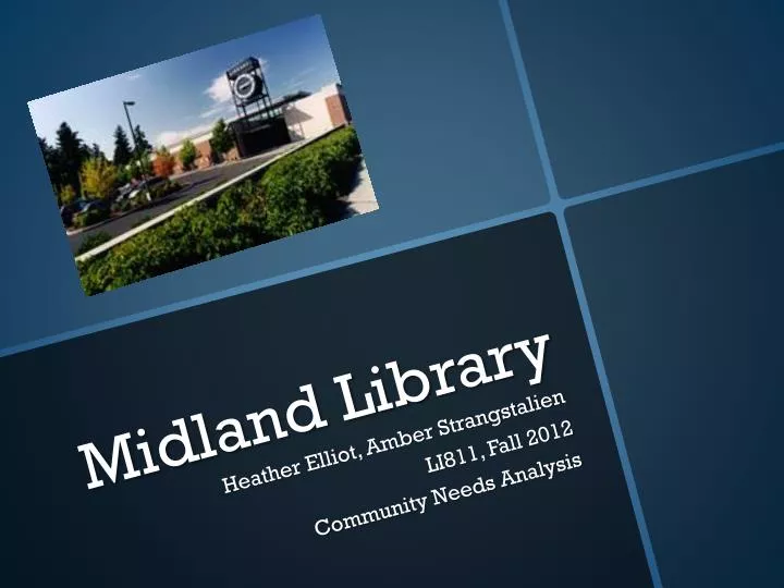 PPT Midland Library PowerPoint Presentation, free download ID2685250