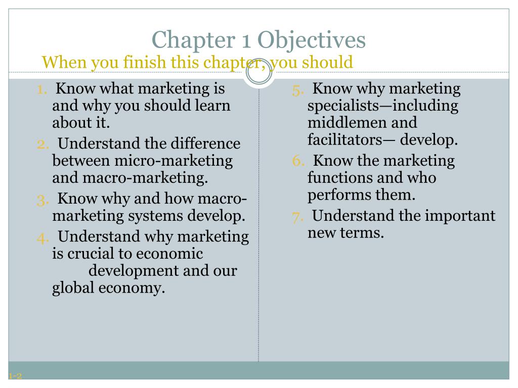 PPT - Chapter 1: Marketing’s Role in the Global Economy PowerPoint ...