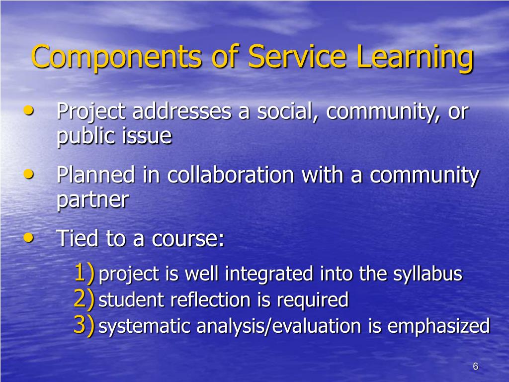 PPT - College of Arts and Sciences Community Engagement: Focus on ...
