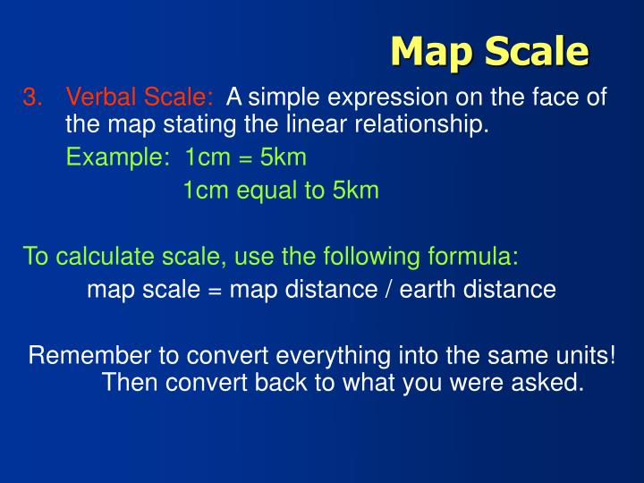 What Is A Map Scale Definition Types Examples Video Lesson Images
