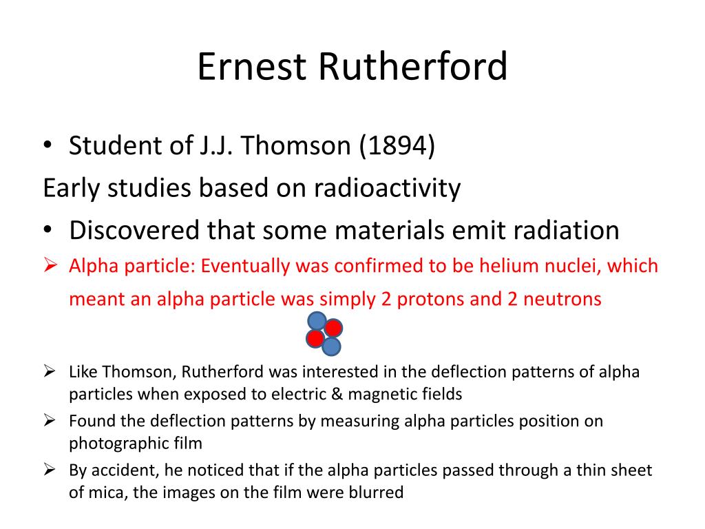 rutherford alpha particles
