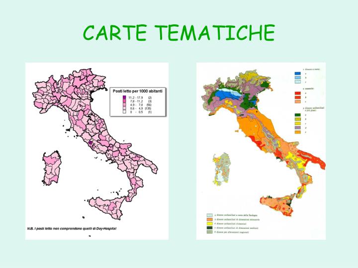 PPT - LE CARTE GEOGRAFICHE PowerPoint Presentation - ID:2686139