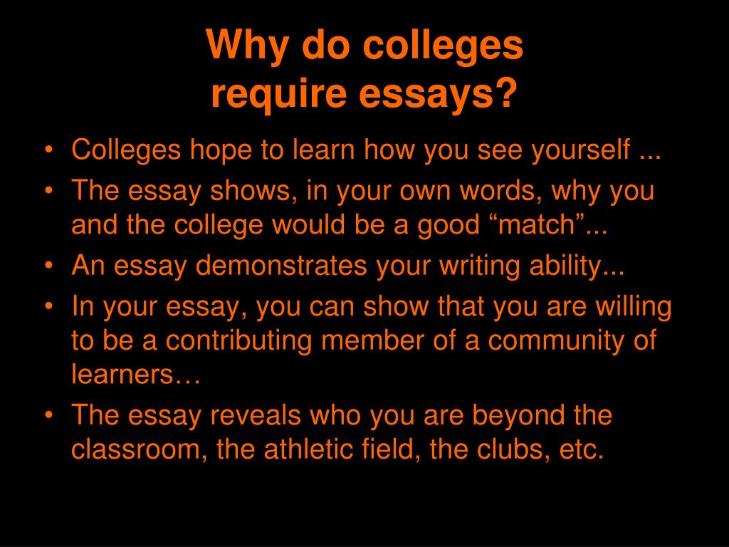 PPT Writing The College Application Essay PowerPoint Presentation ppt-writing-the-college-application-essay-powerpoint-presentation