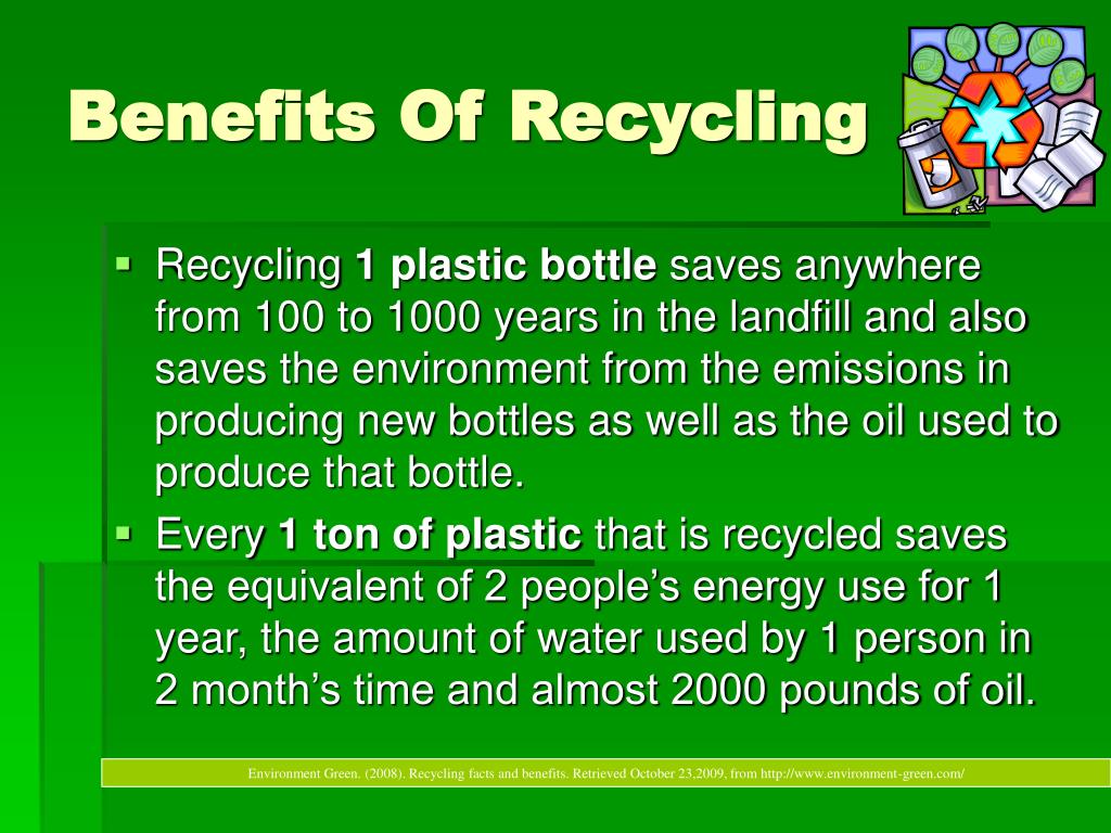 presentation about the importance of recycling