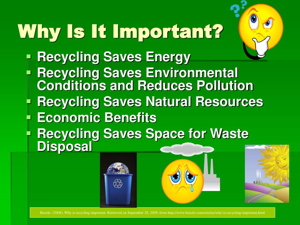 Benefits of Reduce, Reuse and Recycle