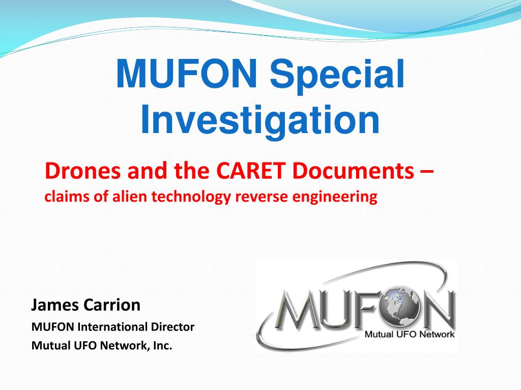 PPT - MUFON Special Investigation PowerPoint Presentation, free