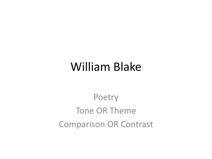 a comparison of blake’s poems the Copy a of blake's original printing of the tyger blake's original tunes for his poems have a comparison of different versions of blake's printing of. a comparison of blake’s poems the Copy a of blake's original printing of the tyger blake's original tunes for his poems have a comparison of different versions of blake's printing of.