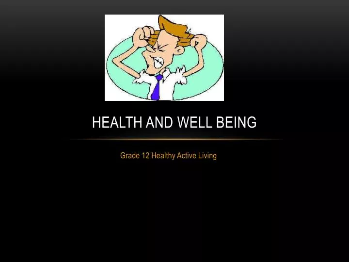 powerpoint presentation on good health and well being