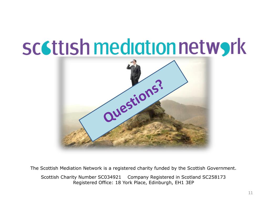 PPT - Promoting Mediation for Conflict Resolution in Scotland ...