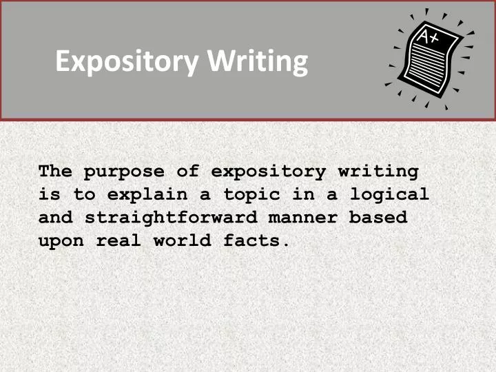 how to make an expository essay