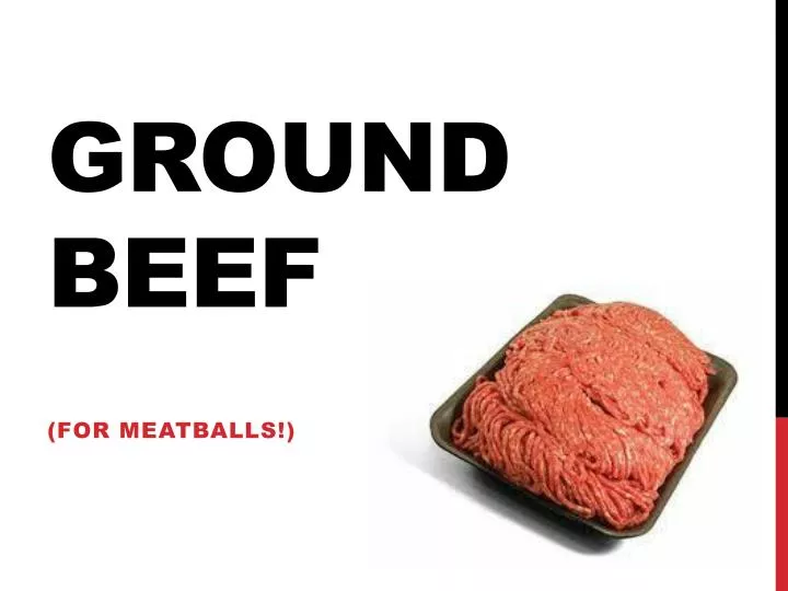 ground beef n.