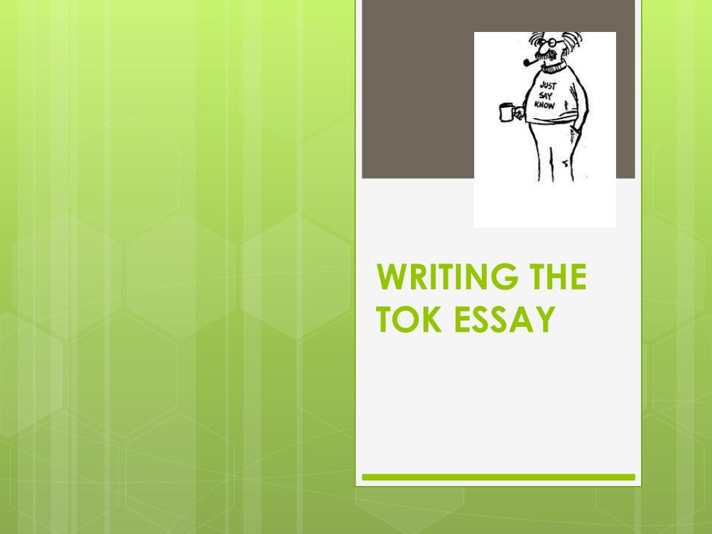 tok essay 1