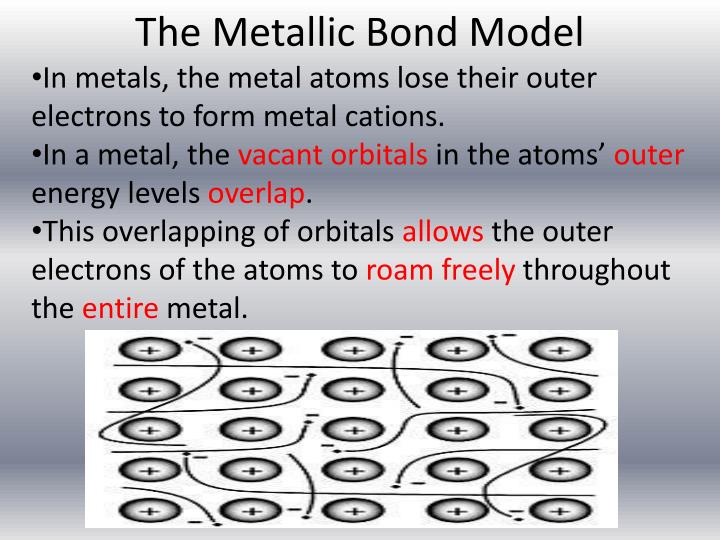 PPT - Metallic Bonding PowerPoint Presentation - ID:2689047