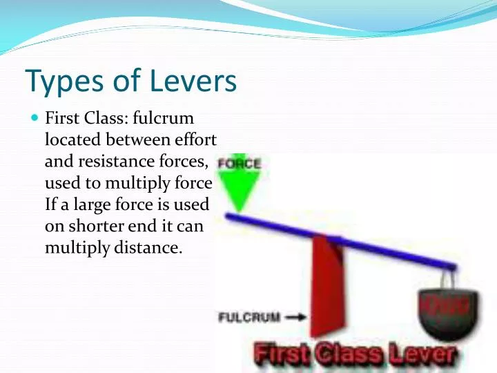 PPT Types of Levers PowerPoint Presentation, free download ID2689158